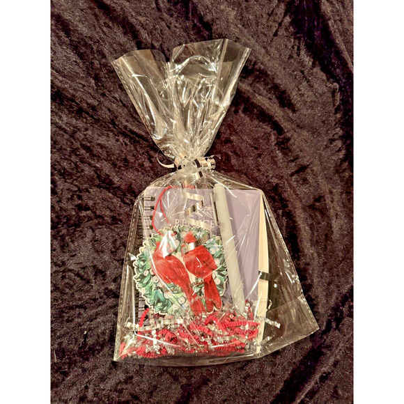 Spiral Notebook 4x6", Pen & Bonus Ornament, Gift Set, Gift-wrapped, Bible, Jesus - Picture 2 of 2